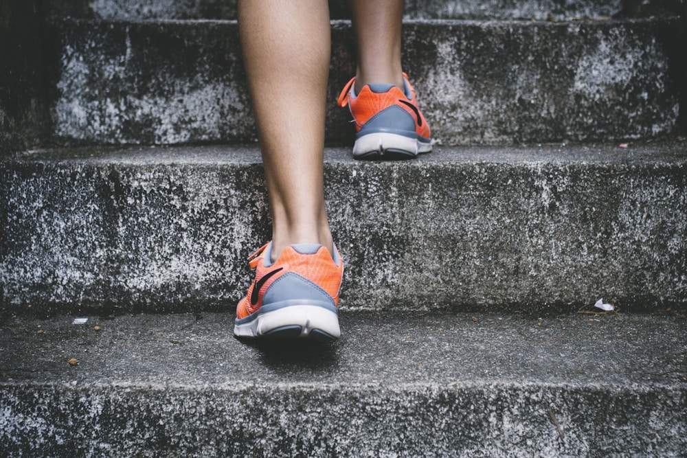 Active professional exercising outdoors in morning light