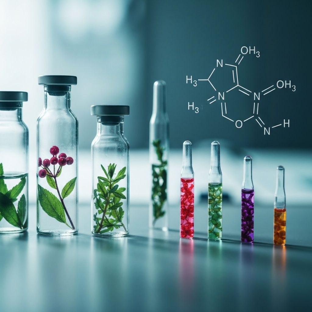 Scientific research on botanical compounds